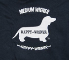 Happy-Wiener shirt sizes